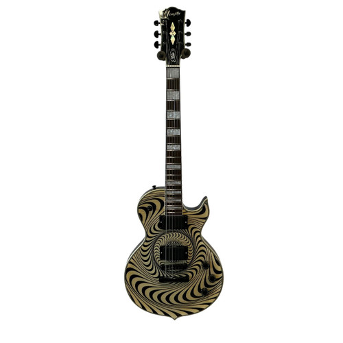 Vist Large View of Product Image Which is Used Firefly ELITE ZAKK WYLDE LP Type Electric Guitar Custom Graphics 6-String