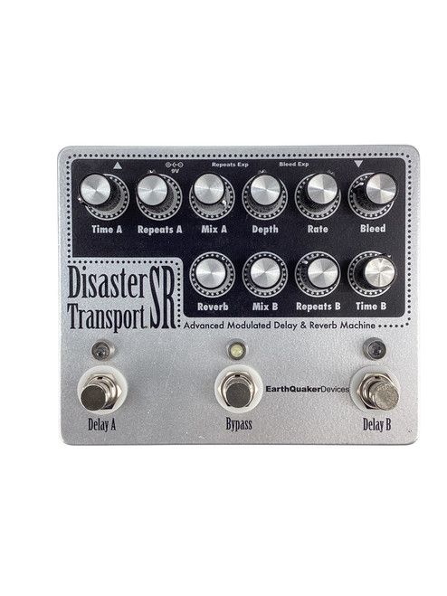 Vist Large View of Product Image Which is Used Earthquaker Devices Disaster Transport SR Advanced Modulated Delay & Reverb Machine Pedal