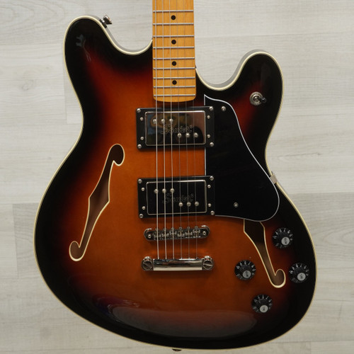 Vist Large View of Product Image Which is Used Squier Classic Vibe Starcaster Semi-hollow Electric Guitar Sunburst