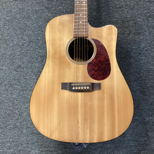 Vist Large View of Product Image Which is Used Martin DCM REFINISHED Solid Top Acoustic Guitar Wood