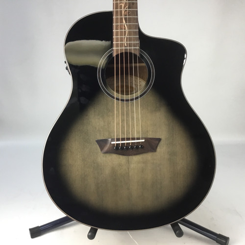 Vist Large View of Product Image Which is Used Washburn BELLA TONO STUDIO 9 VINE Laminate Top Acoustic Guitar Black