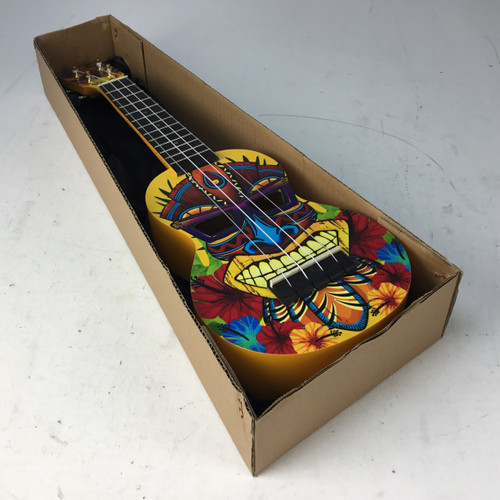 Vist Large View of Product Image Which is Used Mahalo ART SERIES TIKI Ukulele Custom Graphics