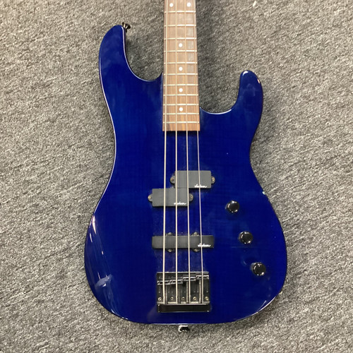 Vist Large View of Product Image Which is Used Jackson PS5 PERFORMER BASS Modern Metal Bass Guitar Blue 4-String