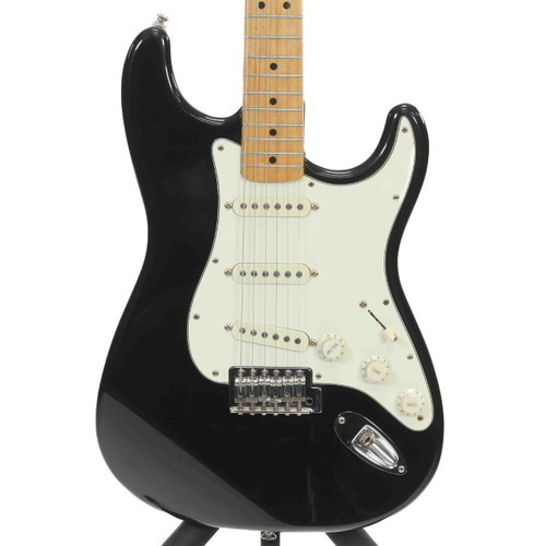 Vist Large View of Product Image Which is Used Squier STRATOCASTER S Type Electric Guitar Black 6-String