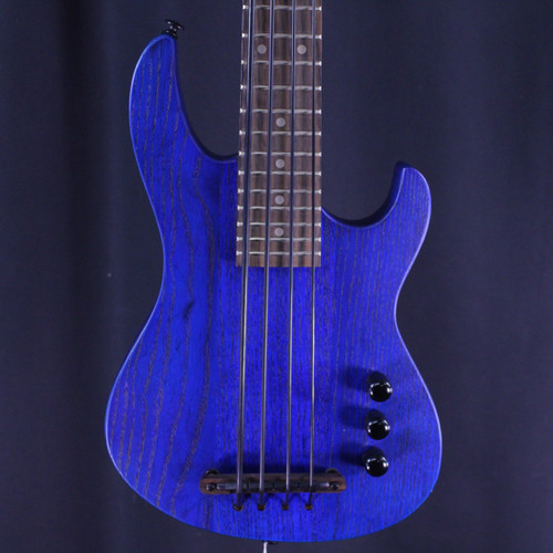 Vist Large View of Product Image Which is Used Hadean UKBE22 MINI BASS Bass Guitar Blue 4-String