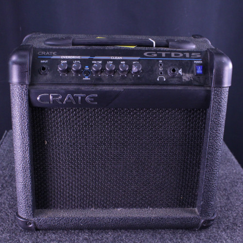 Vist Large View of Product Image Which is Used Crate GTD15 COMBO AMP 1 x 10 Solid State Amplifier 1 x 10