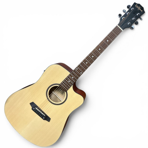 Vist Large View of Product Image Which is Used Carlo Robelli C600 Solid Top Acoustic Guitar Natural