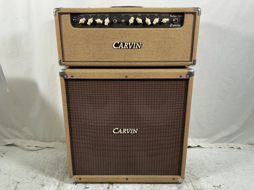 Vist Large View of Product Image Which is Used Carvin VINTAGE TUBE HEAD + CAB 4 x 10 Solid State Amplifier 4 x 10