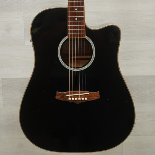 Vist Large View of Product Image Which is Used Tanglewood TW28 Laminate Top Acoustic Guitar Black