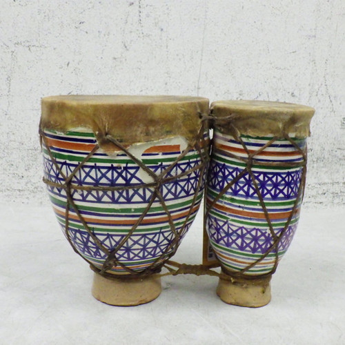 Vist Large View of Product Image Which is Used moroccan Tbilat Drums World Percussion Instrument