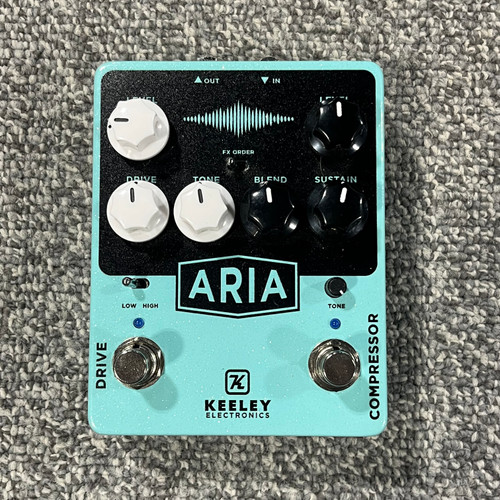 Vist Large View of Product Image Which is Used KEELEY ARIA COMPRESSOR OVERDRIVE Guitar Pedal