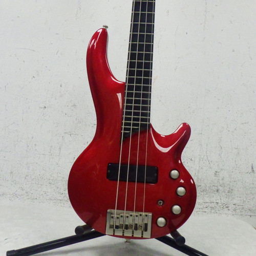 Vist Large View of Product Image Which is Used Cort CURBOW 4 BASS Bass Guitar Red 4-String