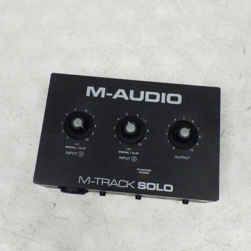 Vist Large View of Product Image Which is Used M-Audio M track Solo Computer Interface 2 A/D Recording Inputs