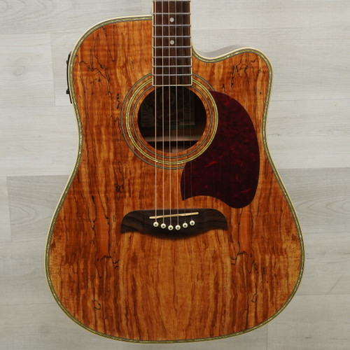 Vist Large View of Product Image Which is Used Oscar Schmidt OG2CESM Laminate Top Acoustic Guitar Wood
