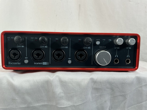 Vist Large View of Product Image Which is Used Focusrite SCARLETT 18I8 1ST GEN Computer Interface 4 A/D Recording Inputs