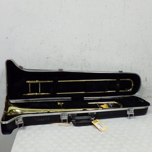 Vist Large View of Product Image Which is Used Yamaha YSL 354 with Case Trombone