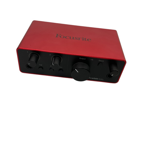 Used Focusrite SCARLETT SOLO 4TH GEN Compact Recording Device