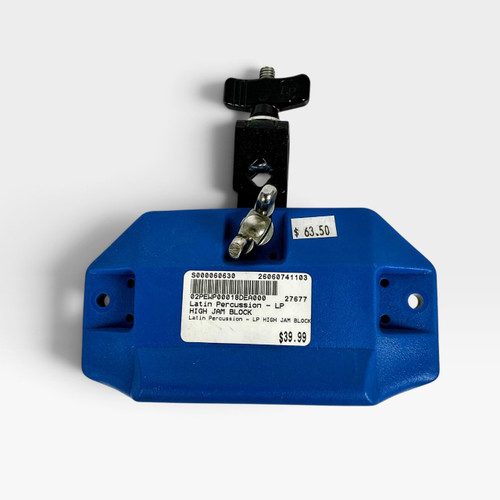 Vist Large View of Product Image Which is Used Latin Percussion - LP Blue High Jam Block