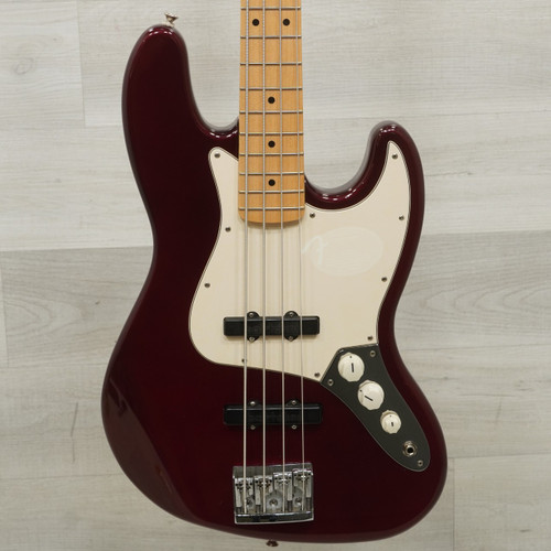Vist Large View of Product Image Which is Used Fender Jazz Bass Guitar Red