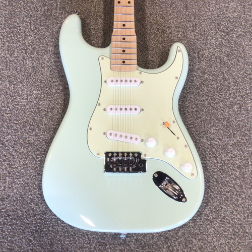 Vist Large View of Product Image Which is Used SQUIER FSR SONIC STRATOCASTER Electric Tenor Guitar (MODIFIED)