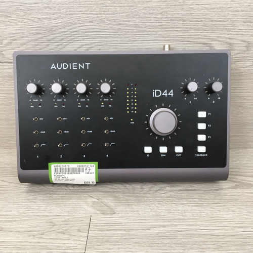 Vist Large View of Product Image Which is Used Audient ID44 MKII Computer Interface 4 A/D Recording Inputs
