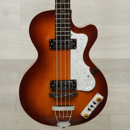 Vist Large View of Product Image Which is Used Hofner Hi-cb Bass Guitar Sunburst