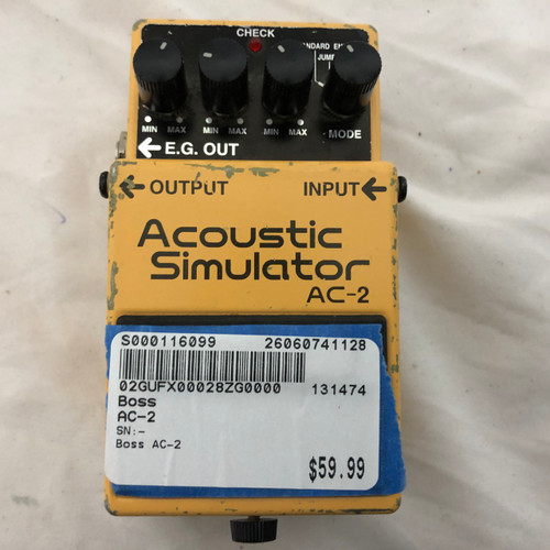 Vist Large View of Product Image Which is Used Boss AC-2 Amp Modeling Pedal