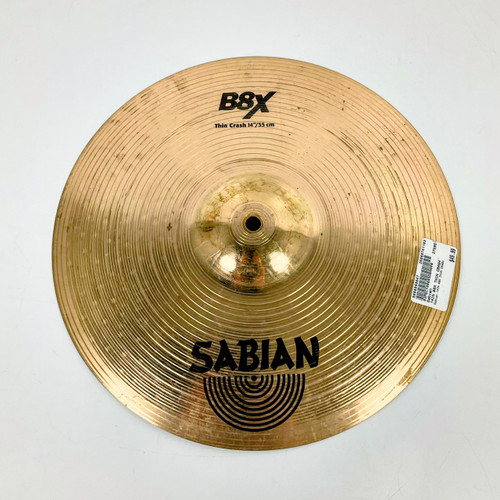 Vist Large View of Product Image Which is Used Sabian 14IN B8X Thin Crash Cymbal