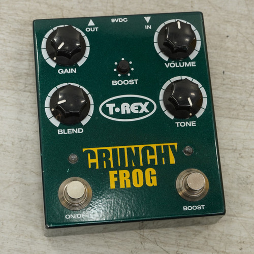 Vist Large View of Product Image Which is Used T-rex Engineering Crunchy Frog Overdrive Pedal