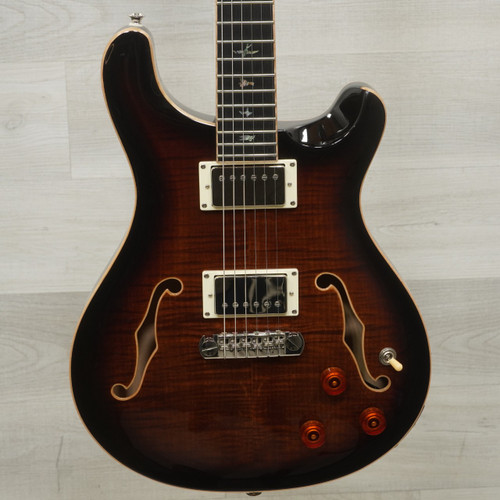 Vist Large View of Product Image Which is Used Paul Reed Smith - PRS Se Hollowbody II Piezo Semi-hollow Electric Guitar Tobacco Sunburst