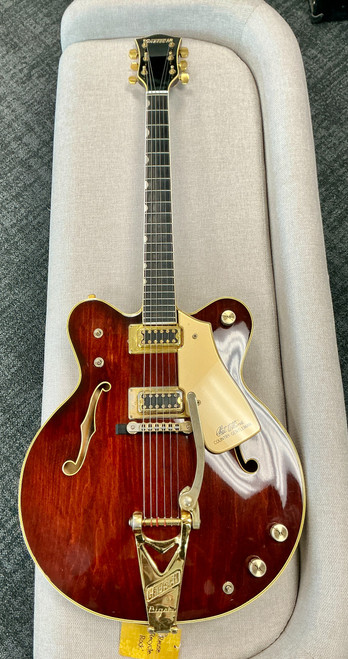 Vist Large View of Product Image Which is Used Gretsch 7670 Vintage Semi-Hollow Electric Guitar Red 6-String
