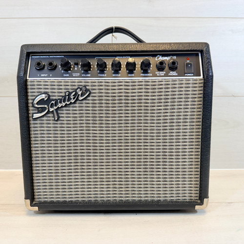 Vist Large View of Product Image Which is Used Squier CHAMP 15 Solid State Guitar Amp 1 x 8