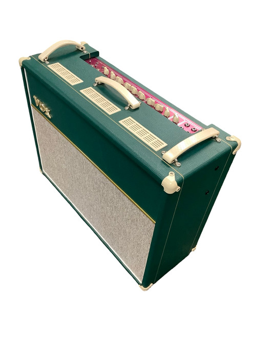 Vist Large View of Product Image Which is Used Vox AC-30 C2 GREEN TOLEX Tube Guitar Amp 2 x 12