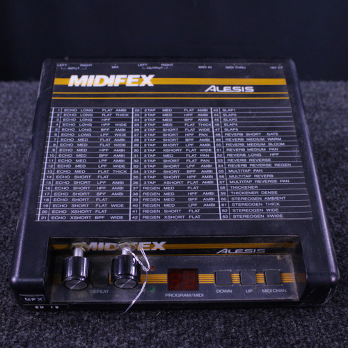 Vist Large View of Product Image Which is Used Alesis MIDIFLEX DESKTOP FX UNIT Delay