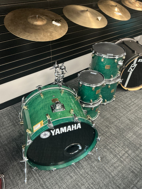 Vist Large View of Product Image Which is Used Yamaha MAPLE CUSTOM Vintage Drum Shell Kit Green