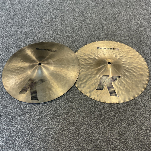 Vist Large View of Product Image Which is Used ZILDJIAN K 13 INCH MASTERSOUND HI HATS