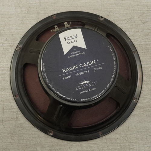 Vist Large View of Product Image Which is Used Eminence 10" Patriot Ragin Cajun 8ohm 75w