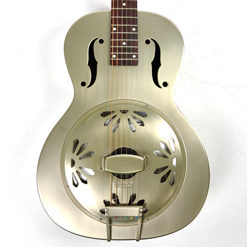 Vist Large View of Product Image Which is Used Gretsch G9201 Honey Dipper Resonator Silver/Gray