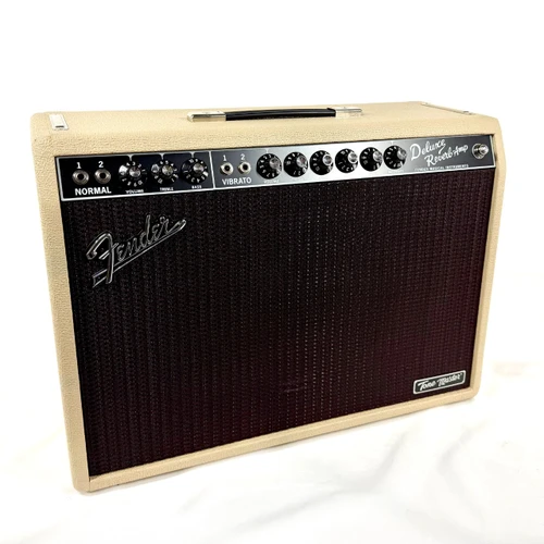 Vist Large View of Product Image Which is Used Fender Tone Master Deluxe Reverb Blonde 1 x 12 