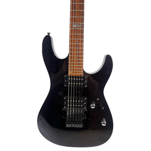 Vist Large View of Product Image Which is Used ESP LTD M-100FM Electric Guitar with Flamed Maple Top