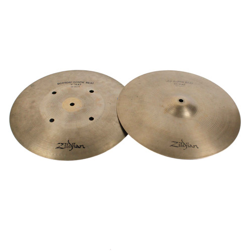 Vist Large View of Product Image Which is Used Zildjian QUICK BEAT HI HAT 14 Hi Hat Cymbals 14"