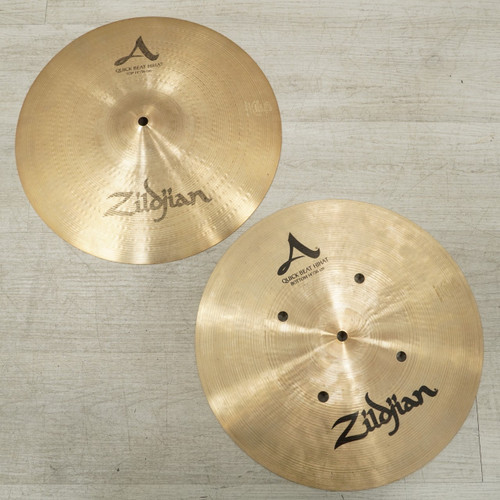 Vist Large View of Product Image Which is Used Zildjian Quick Beat Hi Hat Cymbals 14 - Inch