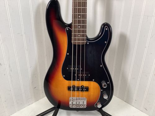 Vist Large View of Product Image Which is Used Squier FSR AFFINITY PJ BASS P Type Bass Guitar Sunburst 4-String