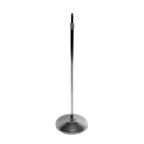Vist Large View of Product Image Which is Used CHROME ROUND BASE MIC STAND Microphone Stand