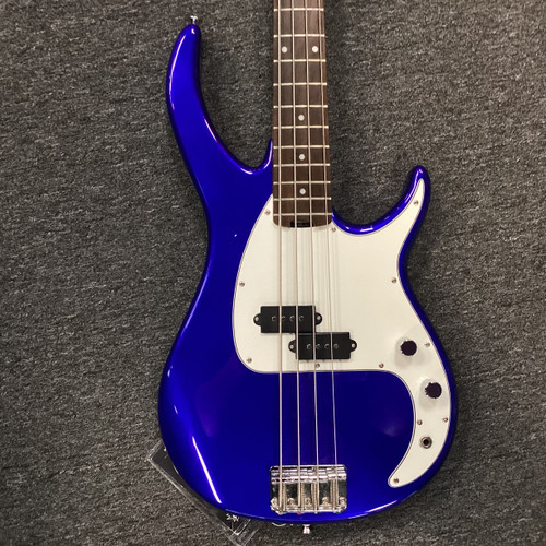 Vist Large View of Product Image Which is Used Peavey MILESTONE IV INTERNATIONAL SERIES P Type Bass Guitar Blue 4-String