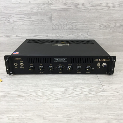 Vist Large View of Product Image Which is Used Mesa M6 CARBINE BASS HEAD Rackmount Bass Amplifier Head
