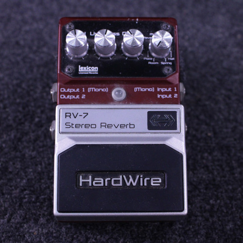 Vist Large View of Product Image Which is Used Digitech HARDWIRE RV-7 STEREO REVERB PEDAL Reverb Pedal