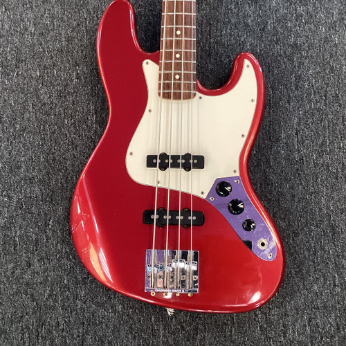 Vist Large View of Product Image Which is Used Fender JAZZ BASS STANDARD J Type Bass Guitar Red 4-String