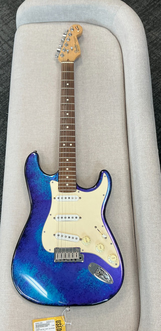 Vist Large View of Product Image Which is Used Fender STRATOCASTER 40TH ALUMINUM Vintage S Type Electric Guitar Blue 6-String