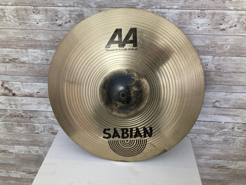 Vist Large View of Product Image Which is Used Sabian 18" AA METAL-X CRASH Cymbal